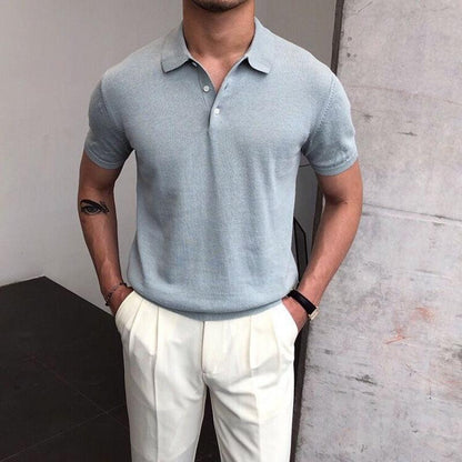 Belmoir Men's Polo Shirt | Slim Fit Cotton, Lightweight & Breathable