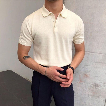 Belmoir Men's Polo Shirt | Slim Fit Cotton, Lightweight & Breathable