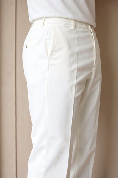 Benson Men's Khaki Ankle Pants | Cotton-Polyester Blend, Regular Fit 5