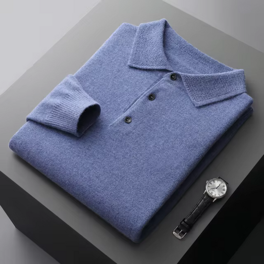 Beryl Men's Polo | 100% Fine Wool, Timeless Design
