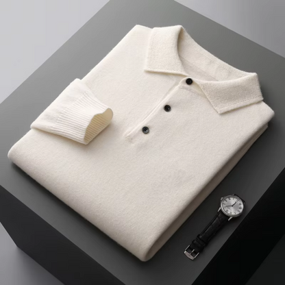 Beryl Men's Polo | 100% Fine Wool, Timeless Design