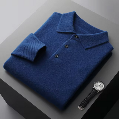 Beryl Men's Polo | 100% Fine Wool, Timeless Design