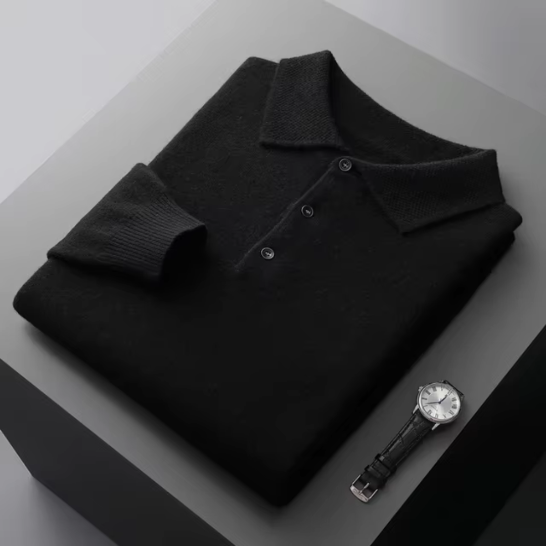 Beryl Men's Polo | 100% Fine Wool, Timeless Design