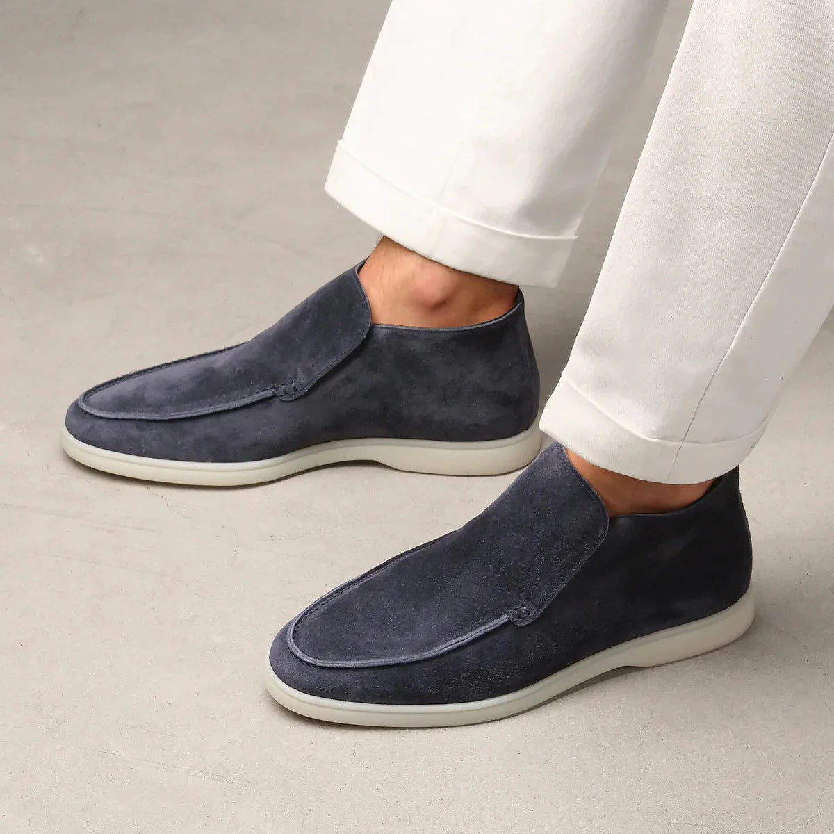 Caden Men's Suede Loafers | Premium Comfort, Brown