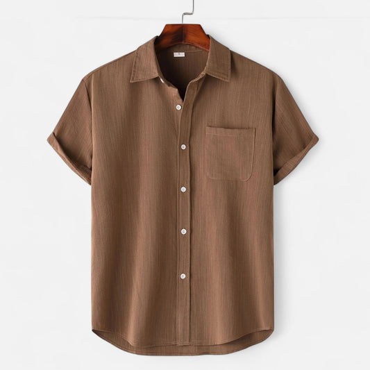 Belmoir Men’s Casual Shirt | Relaxed Fit, Lightweight Polyester