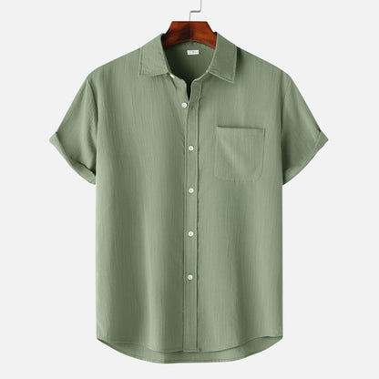 Belmoir Men’s Casual Shirt | Relaxed Fit, Lightweight Polyester