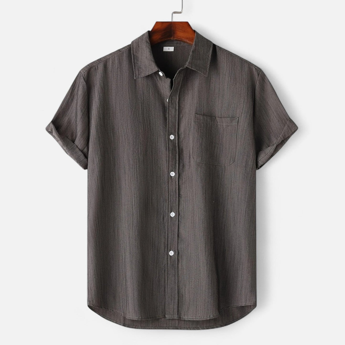Belmoir Men’s Casual Shirt | Relaxed Fit, Lightweight Polyester