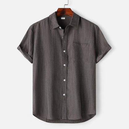 Belmoir Men’s Casual Shirt | Relaxed Fit, Lightweight Polyester