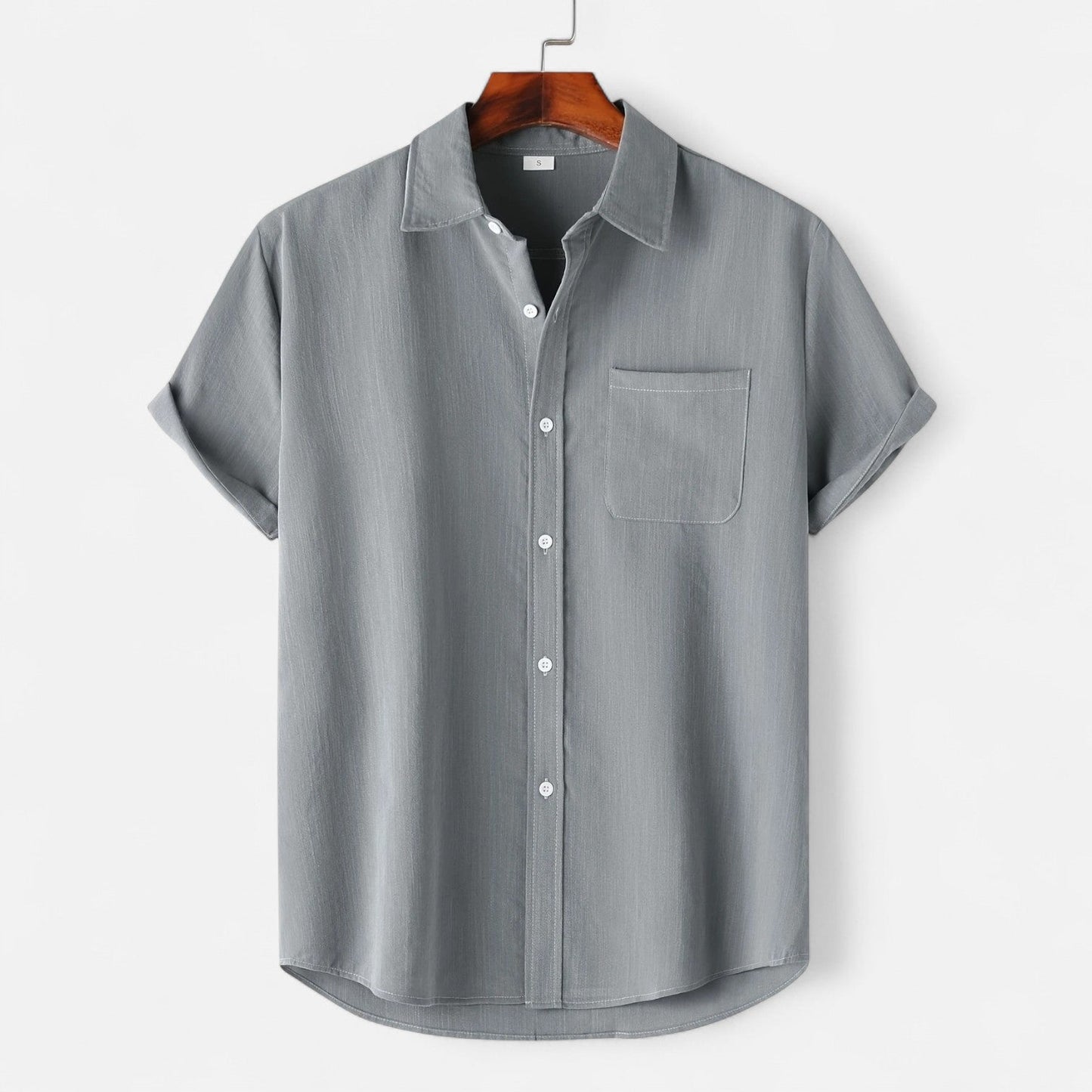 Belmoir Men’s Casual Shirt | Relaxed Fit, Lightweight Polyester