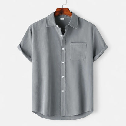 Belmoir Men’s Casual Shirt | Relaxed Fit, Lightweight Polyester