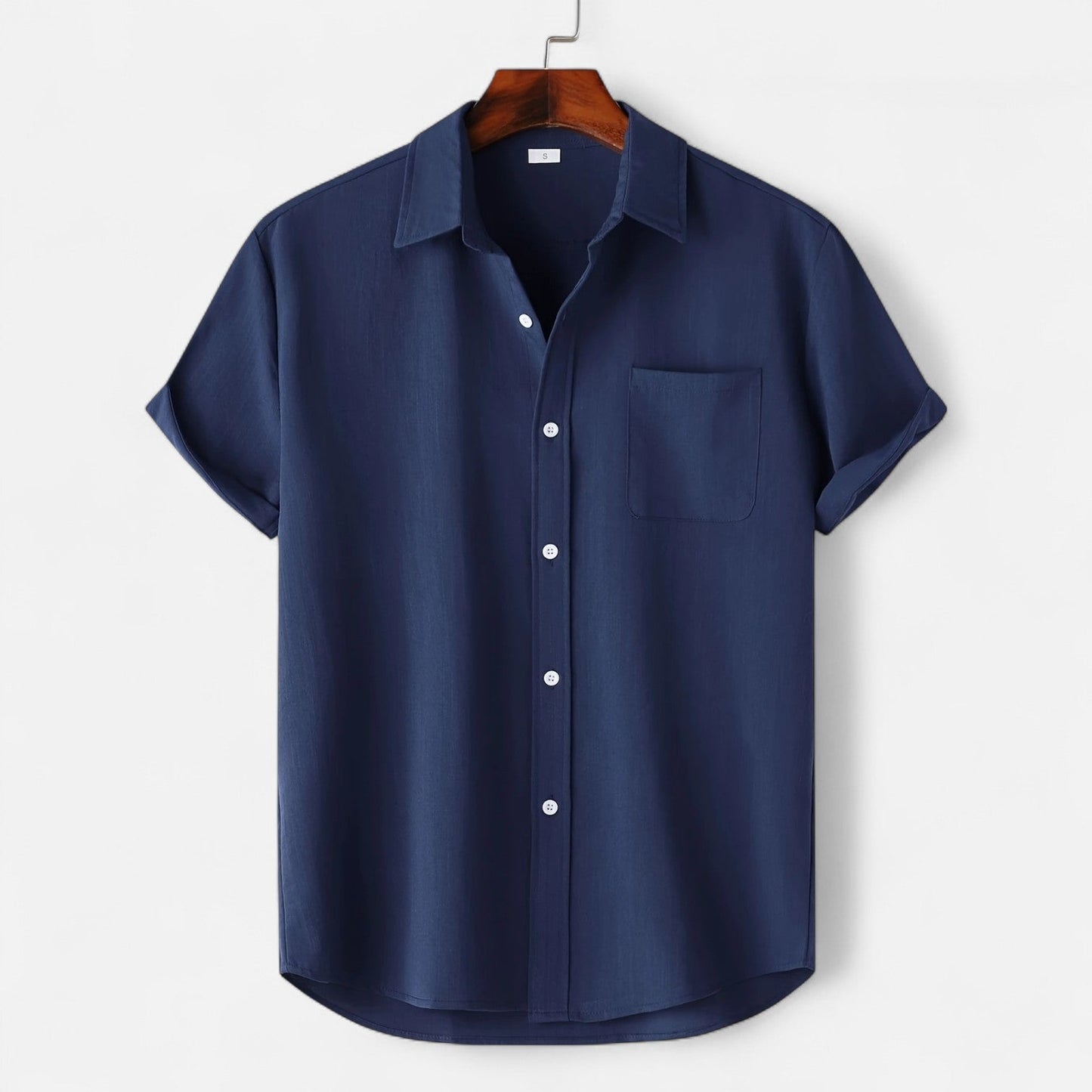 Belmoir Men’s Casual Shirt | Relaxed Fit, Lightweight Polyester