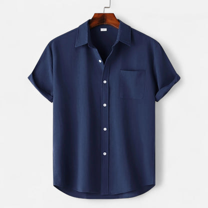 Belmoir Men’s Casual Shirt | Relaxed Fit, Lightweight Polyester