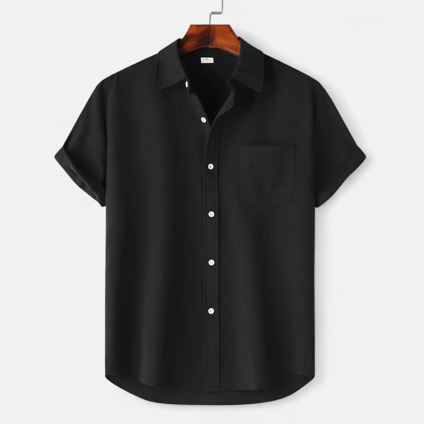 Belmoir Men’s Casual Shirt | Relaxed Fit, Lightweight Polyester