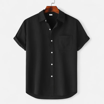 Belmoir Men’s Casual Shirt | Relaxed Fit, Lightweight Polyester