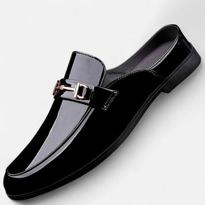 Belmoir Men's Brown Loafers | Microfiber, Slip-On Elegance