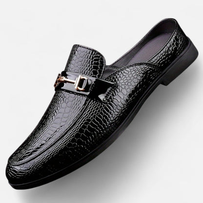 Belmoir Men's Brown Loafers | Microfiber, Slip-On Elegance