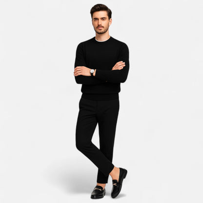 Belmoir Men's Brown Loafers | Microfiber, Slip-On Elegance