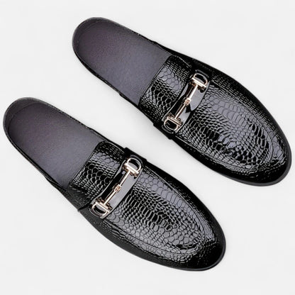 Belmoir Men's Brown Loafers | Microfiber, Slip-On Elegance