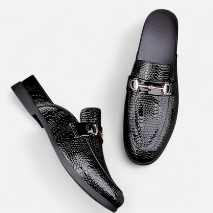 Belmoir Men's Brown Loafers | Microfiber, Slip-On Elegance