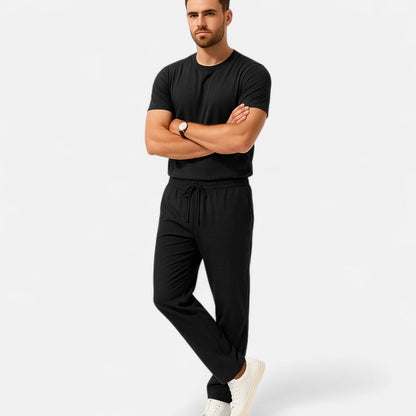 Belmoir Men's Linen Trousers | Relaxed Fit, Breathable Comfort