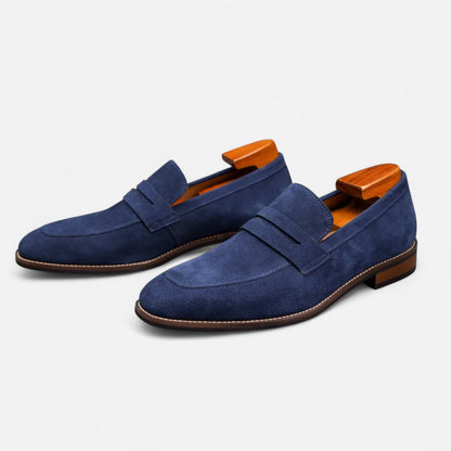 Belmoir Men's Penny Loafers | Premium Cowhide, Classic Comfort