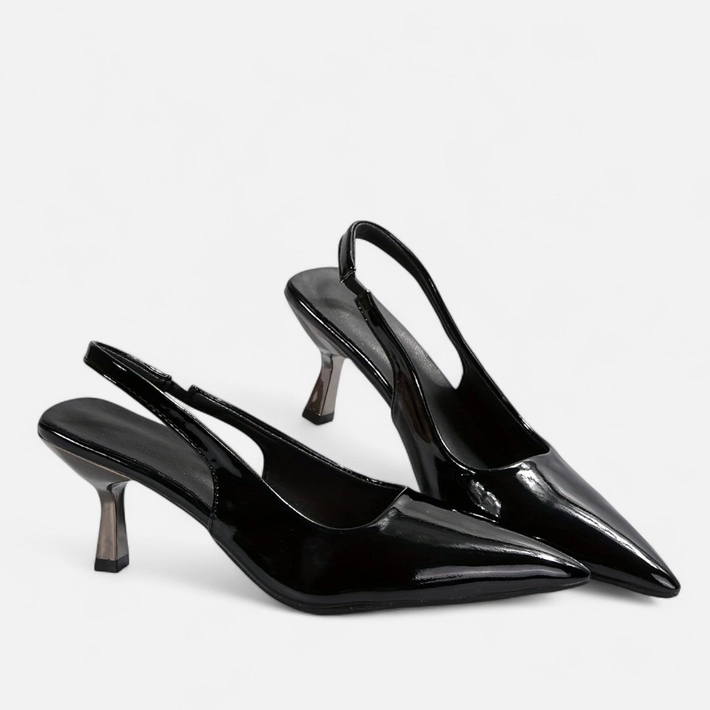Belmoir Women's Black Pumps | Elegant D'Orsay Design, Comfortable Fit