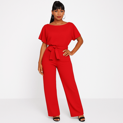 Evelyn Women's Black Jumpsuit | Adjustable Belt, Elegant Design 10