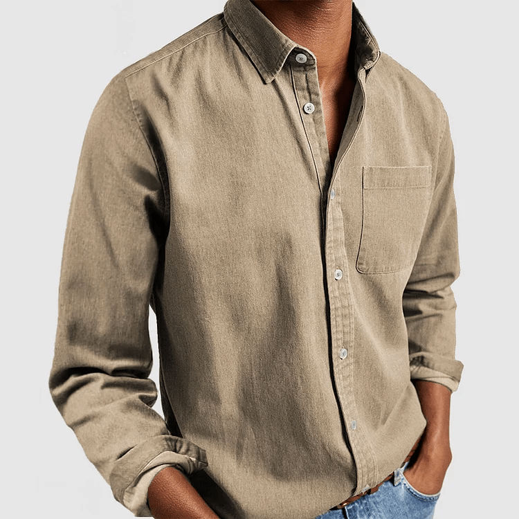 Finn Men's Shirt | Classic Fit, Soft Polyester 3