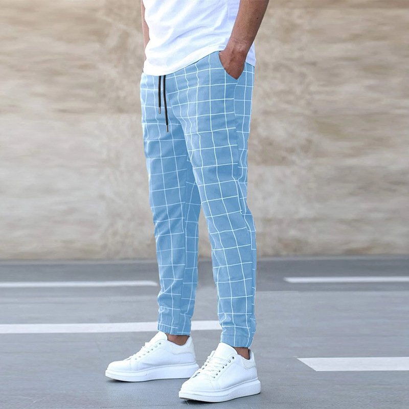 Kaden Men's Joggers | Classic Checkered, Comfortable Fit 3