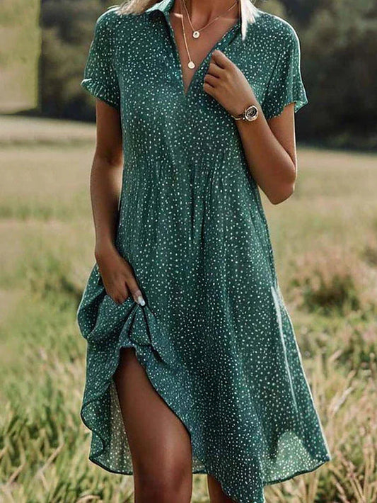 Kara Women's Midi Dress | 100% Cotton, Effortless Elegance 0