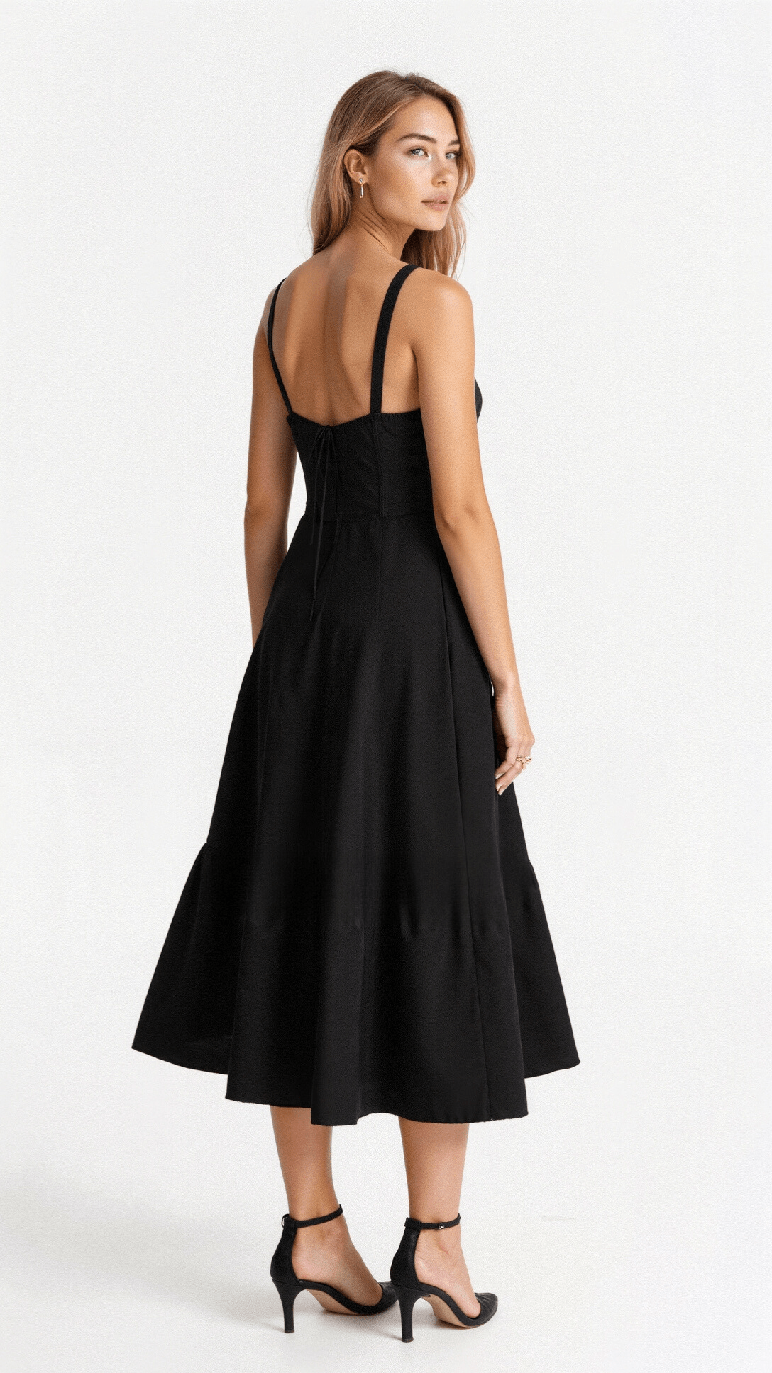 Kiana Women's Midi Dress | Elegant Corset Design, Soft Fabric 3