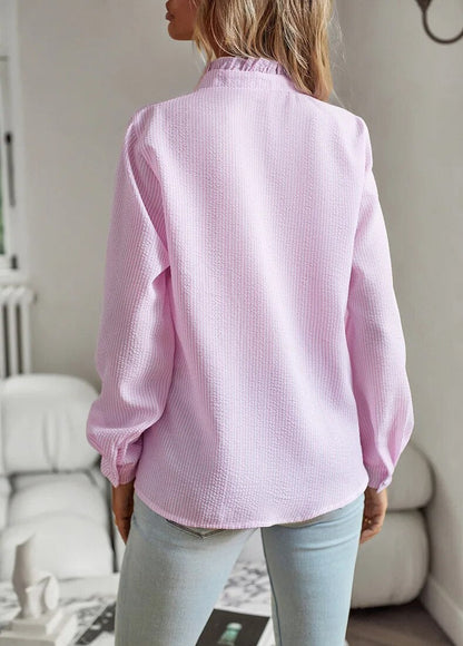 Lila Women's Blouse | Elegant Striped Long Sleeve Top for Summer 7