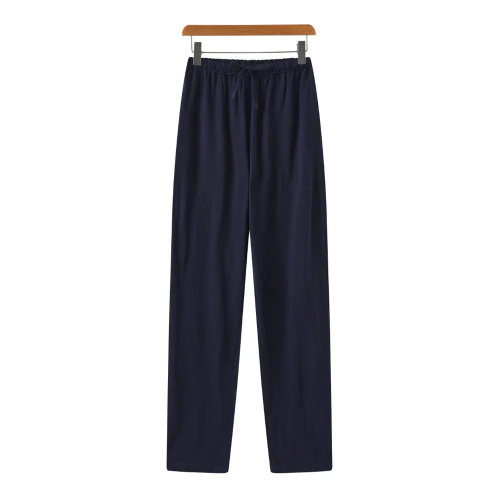 Lino Men's Linen Trousers | 100% Premium Linen, Relaxed Fit