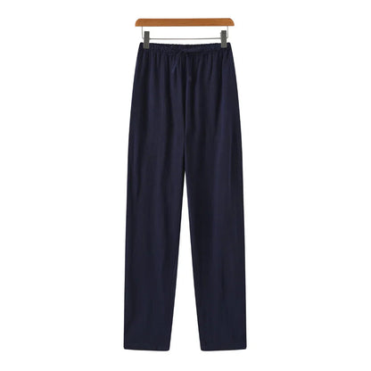 Lino Men's Linen Trousers | 100% Premium Linen, Relaxed Fit