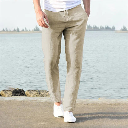 Luxe Men's Linen Pants | Lightweight, Breathable Comfort for Summer 1