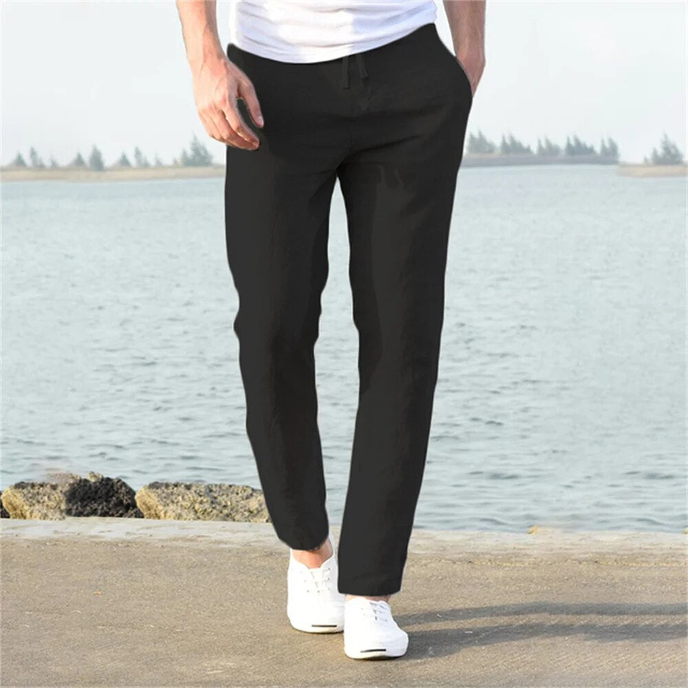 Luxe Men's Linen Pants | Lightweight, Breathable Comfort for Summer 2