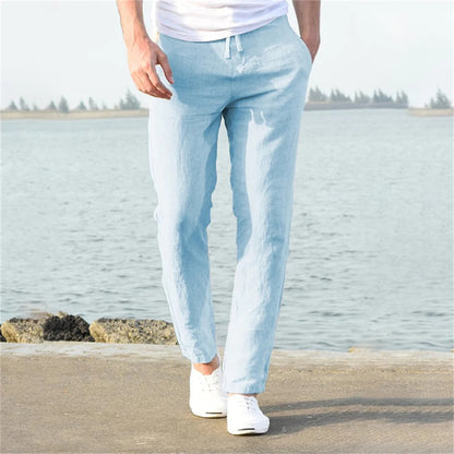 Luxe Men's Linen Pants | Lightweight, Breathable Comfort for Summer 3