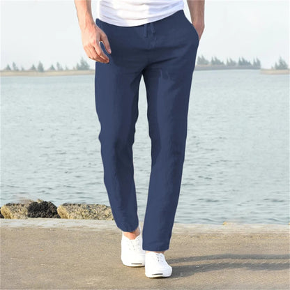 Luxe Men's Linen Pants | Lightweight, Breathable Comfort for Summer 5