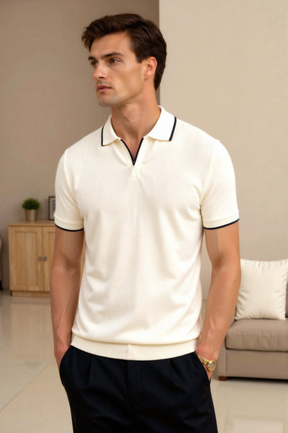 Max Slim Men's Polo Shirt | 100% Cotton, Elegant Summer Style 1