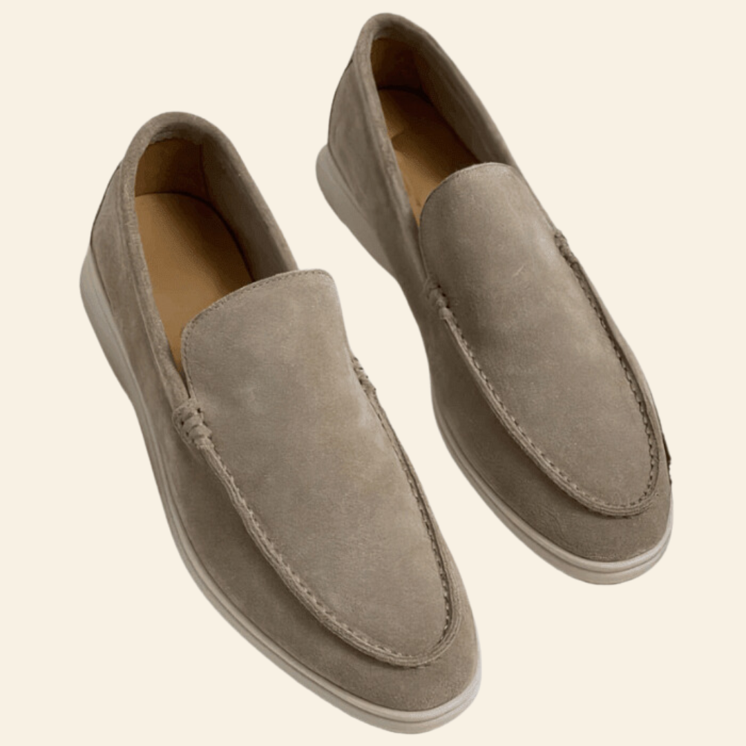Milo Men's Suede Loafers | Classic Comfort Shoes