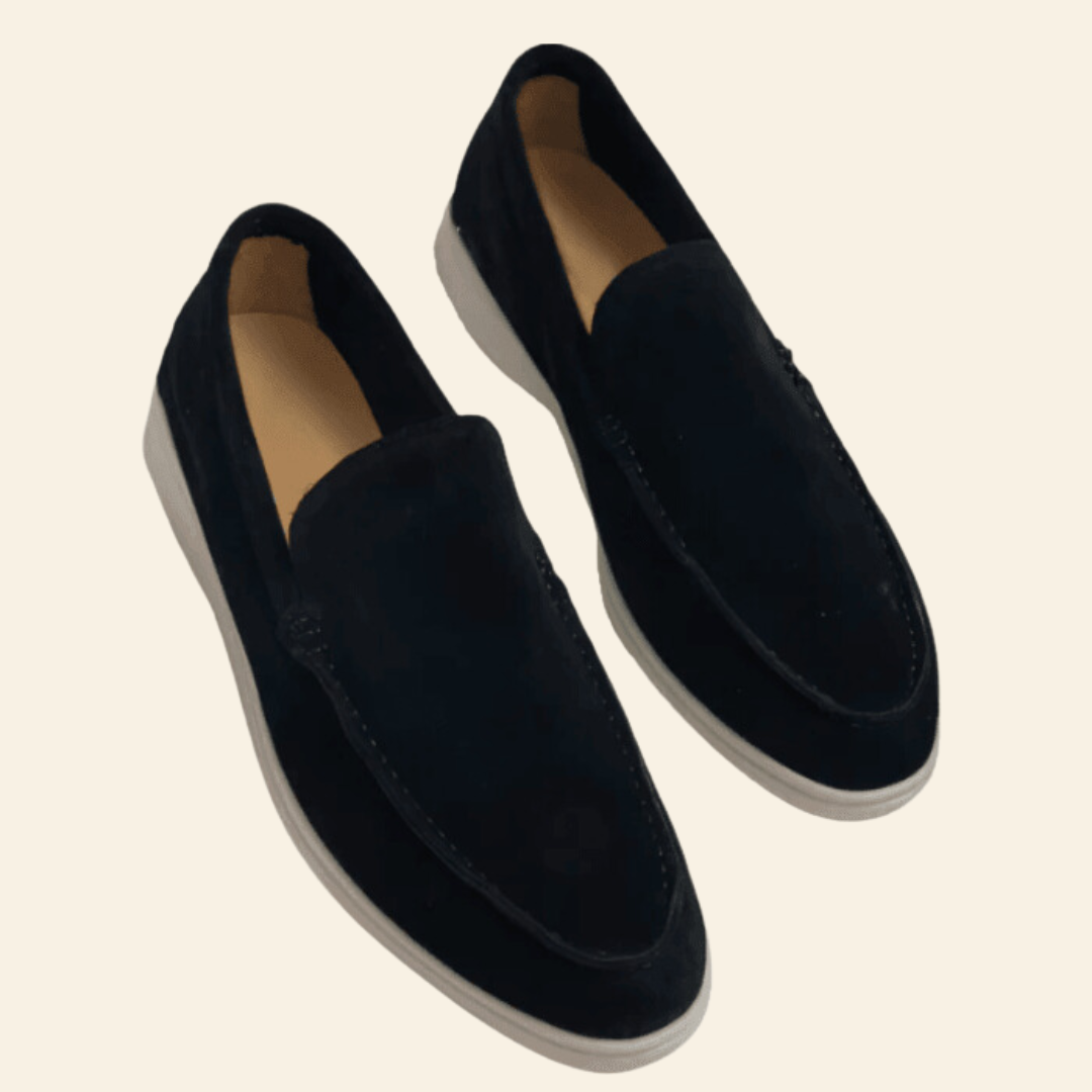 Milo Men's Suede Loafers | Classic Comfort Shoes