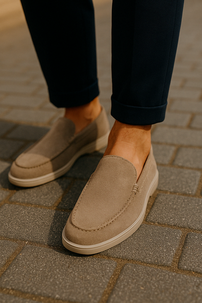 Milo Men's Suede Loafers | Classic Comfort Shoes