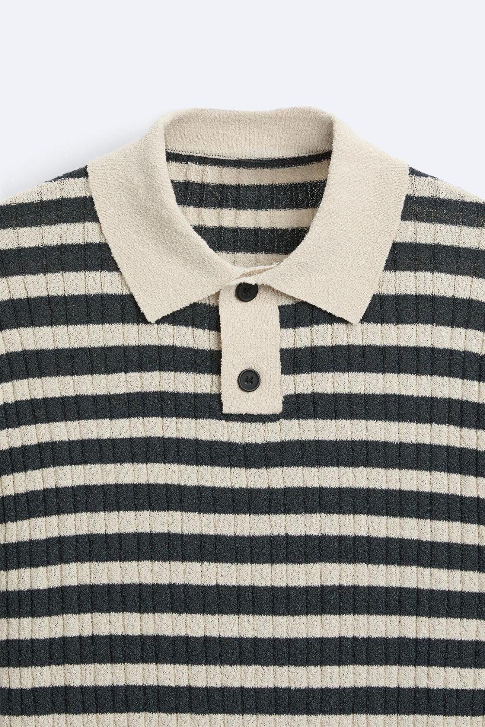 Oli Men's Polo Shirt | 100% Recycled Polyester, Casual Striped Design 4