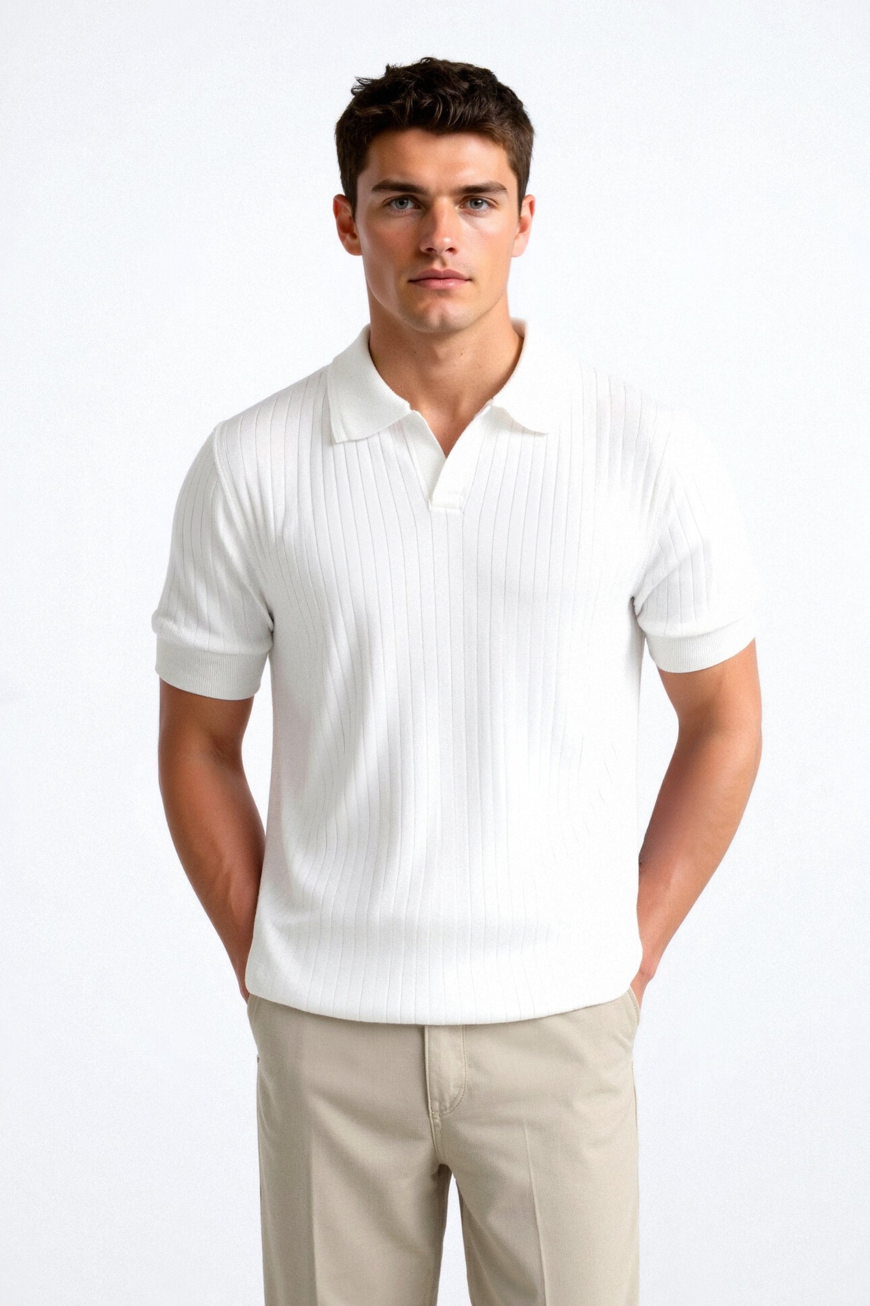 Oli Men's Polo Shirt | Cotton-Silk Blend, Breathable Comfort 1