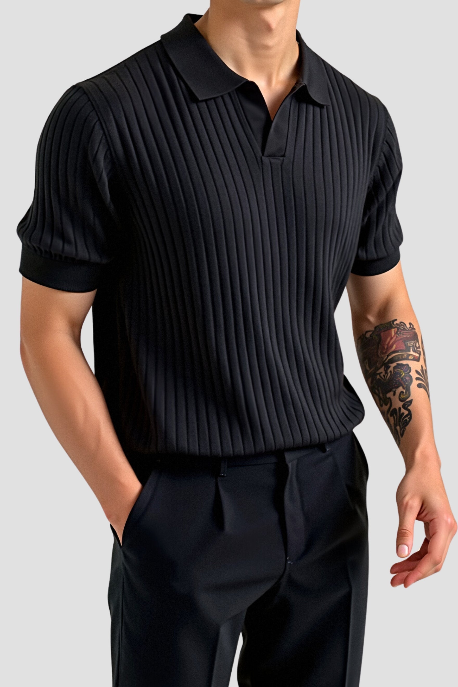 Oli Men's Polo Shirt | Cotton-Silk Blend, Breathable Comfort 7
