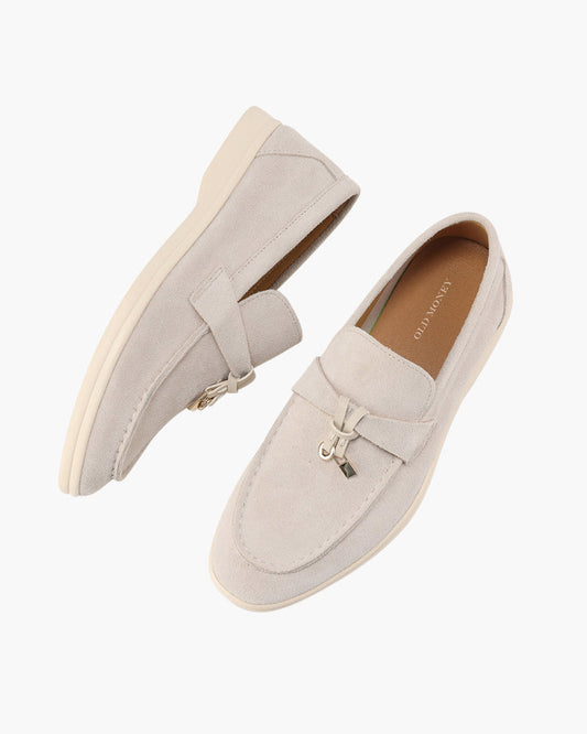 Olivia Women's Black Loafers | Soft Calf Suede, Elegant Slip-On Design 1