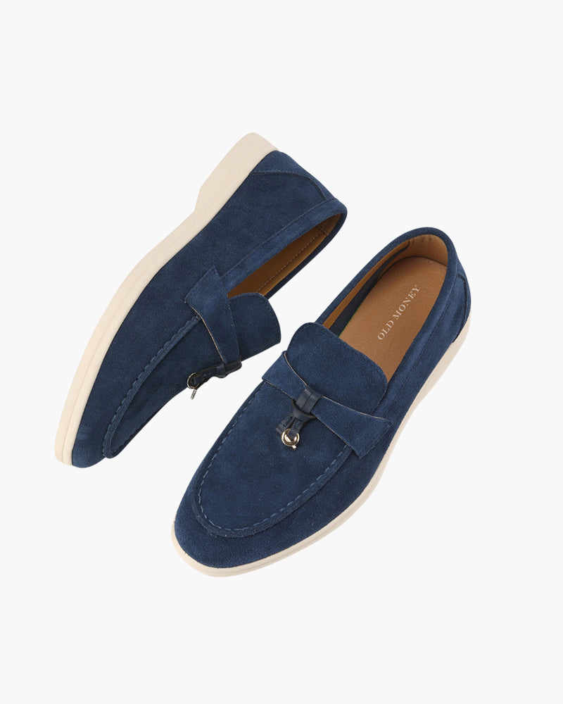 Olivia Women's Black Loafers | Soft Calf Suede, Elegant Slip-On Design 5