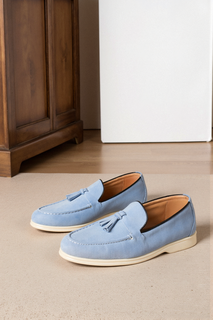 Olivier Men's Black Loafers | Breathable Velvet Upper, Casual Elegance 6