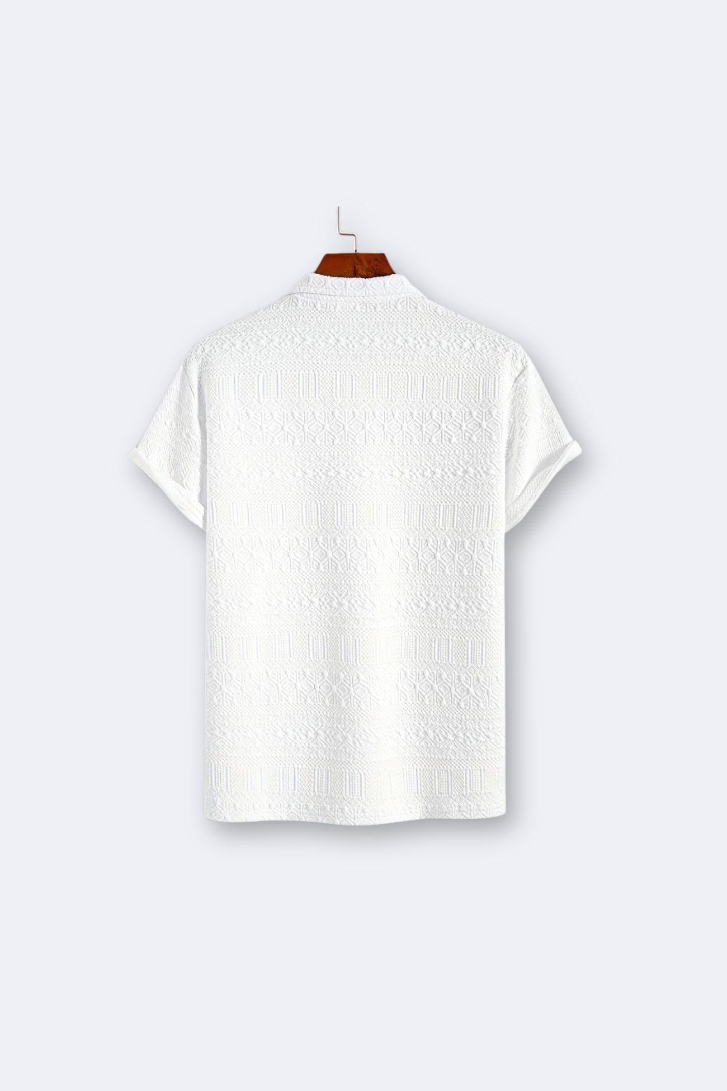 Oscar Men's Polo Shirt | 100% Cotton, Geometric Print 1