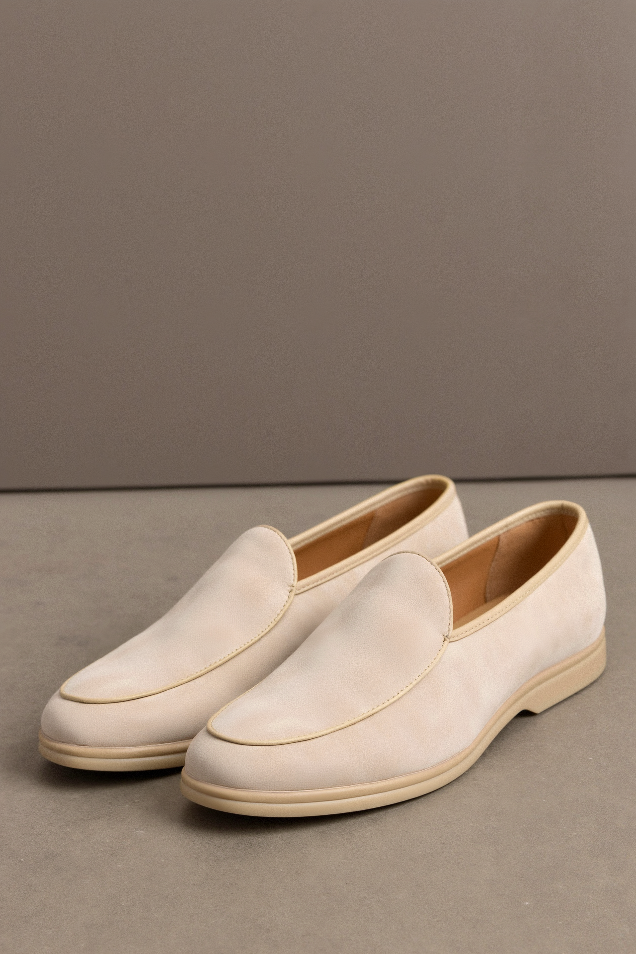 Owen Men's Brown Loafers | PU Suede Leather, Elegant Slip-On 8